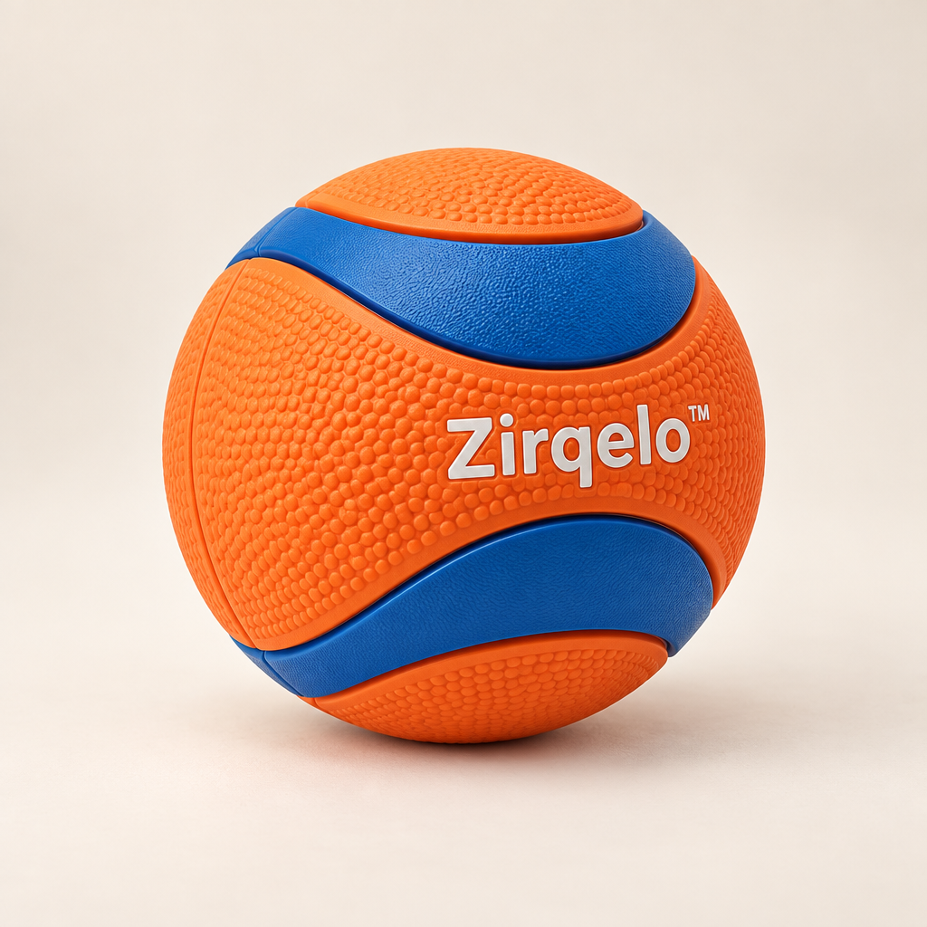 Zirqelo™ Elastic Squeaky Interactive Pet Ball image 01